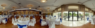 Sala bankietowa - przy wyjściu na patio